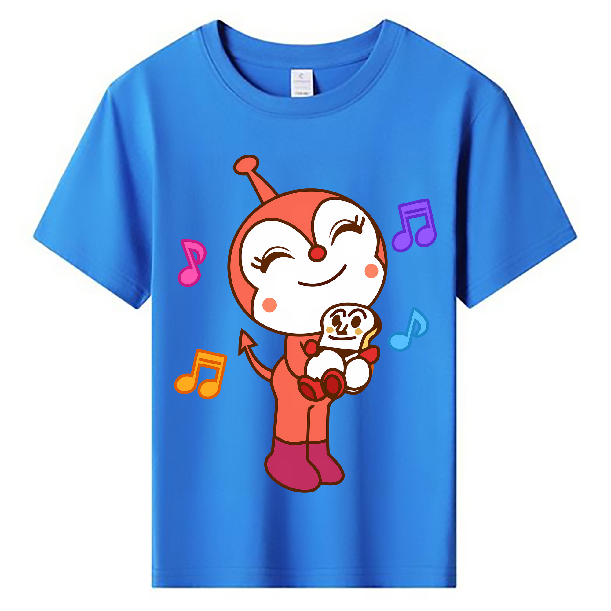 （画像用） アンパンマン Anpanman 綿100％キッズTシャツ（フロントプリント）